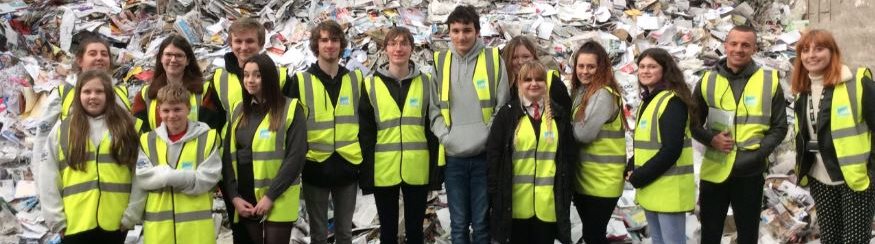 Youth recycling visit png